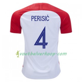 Kroatië Perisic 4 Thuisshirt WK voetbal 2018